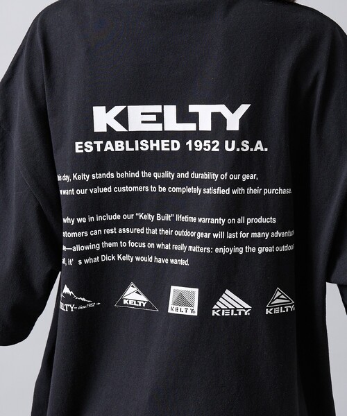 KELTY(ケルティ)の「【KELTY / ケルティ】Back History logo T-Shirt / バックヒストリーロゴTシャツ(ロゴT・ユニセックス(Tシャツ/カットソー・メンズ・ホワイト/ネイビー/ベージュ/ブラック/ライトグレー・M/L)」の17枚目の写真