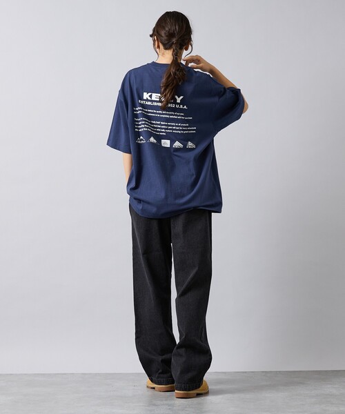 KELTY(ケルティ)の「【KELTY / ケルティ】Back History logo T-Shirt / バックヒストリーロゴTシャツ(ロゴT・ユニセックス(Tシャツ/カットソー・メンズ・ホワイト/ネイビー/ベージュ/ブラック/ライトグレー・M/L)」の21枚目の写真
