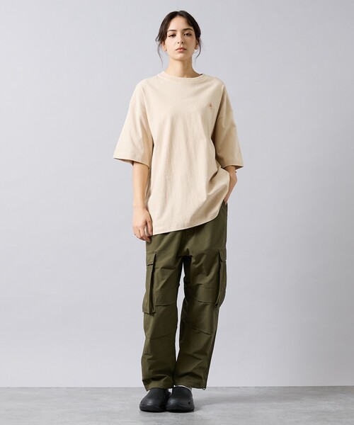 KELTY（ケルティ）の「【KELTY / ケルティ】Back History logo T-Shirt / バックヒストリーロゴTシャツ（ロゴT・ユニセックス（Tシャツ/カットソー・メンズ・ホワイト/ネイビー/ベージュ/ブラック/ライトグレー・M/L）」の9枚目の写真