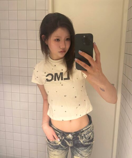 LMCの「WM OG クロップドTシャツ フラワーホワイト(Tシャツ/カットソー・レディース・その他・S/M)」の12枚目の写真