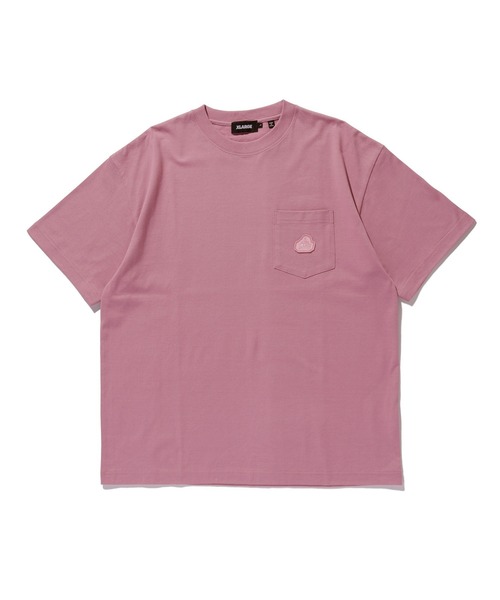 XLARGE(エクストララージ)の「SLANTED OG S/S POCKET TEE(Tシャツ/カットソー・メンズ・ブルー/ピンク/ブラック/ホワイト・XS/S/M/L/XL/XXL)」の1枚目の写真