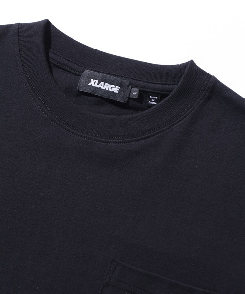 XLARGE(エクストララージ)の「SLANTED OG S/S POCKET TEE(Tシャツ/カットソー・メンズ・ブルー/ピンク/ブラック/ホワイト・XS/S/M/L/XL/XXL)」の5枚目の写真