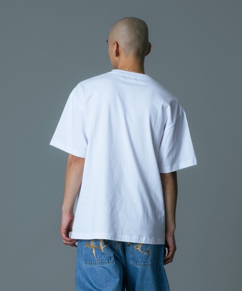 XLARGE(エクストララージ)の「SLANTED OG S/S POCKET TEE(Tシャツ/カットソー・メンズ・ブルー/ピンク/ブラック/ホワイト・XS/S/M/L/XL/XXL)」の16枚目の写真