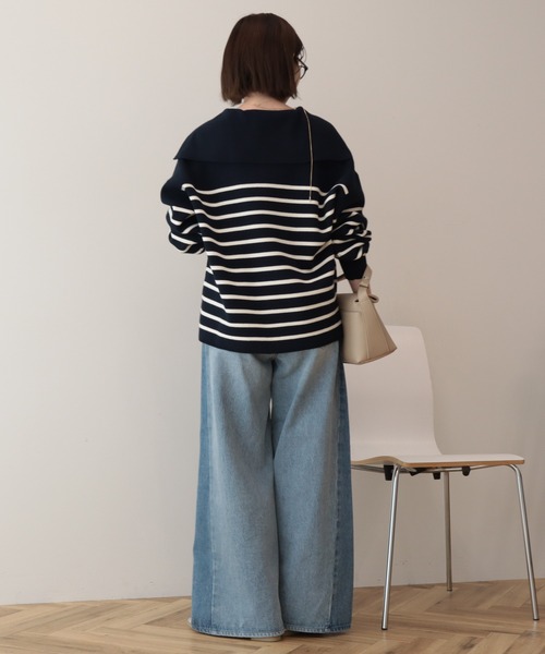 AMERICAN HOLIC（アメリカンホリック）の「バギーデニムパンツ（デニムパンツ・レディース・ライトインディゴブルー/ワンウォッシュ・M/L/S）」の20枚目の写真