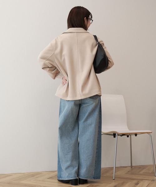 AMERICAN HOLIC（アメリカンホリック）の「バギーデニムパンツ（デニムパンツ・レディース・ライトインディゴブルー/ワンウォッシュ・M/L/S）」の13枚目の写真