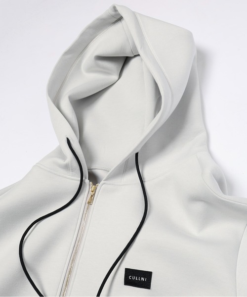 CULLNI（クルニ）の「CULLNI Embroidery Patch Zip Up Hoodie（パーカー・メンズ・ライトグレー系/グリーン/ネイビー/ブラック・0/1/2）」の11枚目の写真