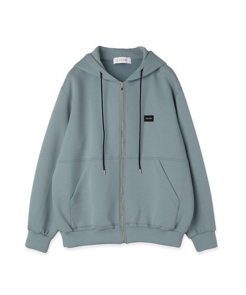 CULLNI（クルニ）の「CULLNI Embroidery Patch Zip Up Hoodie（パーカー・メンズ・ライトグレー系/グリーン/ネイビー/ブラック・0/1/2）」の22枚目の写真