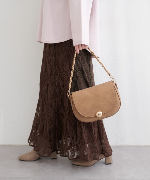 natural couture（ナチュラルクチュール）の「フォーチューンショルダー（ショルダーバッグ・レディース・キャメル/ブルー/ブラック・FREE）」の3枚目の写真