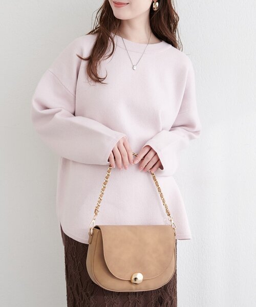 natural couture（ナチュラルクチュール）の「フォーチューンショルダー（ショルダーバッグ・レディース・キャメル/ブルー/ブラック・FREE）」の12枚目の写真