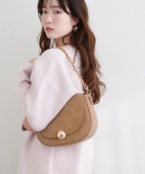 natural couture（ナチュラルクチュール）の「フォーチューンショルダー（ショルダーバッグ・レディース・キャメル/ブルー/ブラック・FREE）」の5枚目の写真