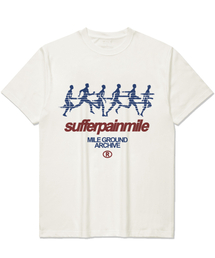 THE MILE（ザマイル）の「SUFFERPAIN MILE CREW [IVORY]（Tシャツ/カットソー）」