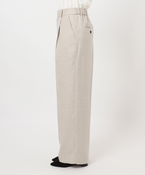 journal standard L'essage（ジャーナルスタンダードレサージュ）の「《追加》アイアスタックパンツ（スラックス・レディース・チャコールグレー/ベージュ・38/36）」の13枚目の写真