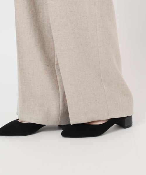 journal standard L'essage（ジャーナルスタンダードレサージュ）の「《追加》アイアスタックパンツ（スラックス・レディース・チャコールグレー/ベージュ・38/36）」の19枚目の写真