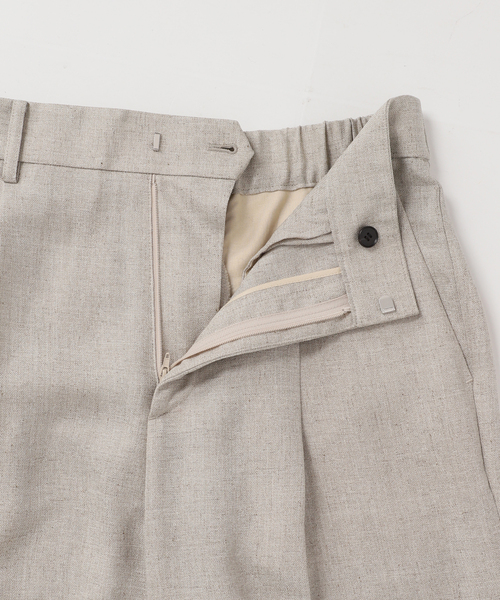 journal standard L'essage(ジャーナルスタンダードレサージュ)の「《追加/セットアップ可》アイアスタックパンツ(スラックス・レディース・チャコールグレー/ベージュ・38/36)」の9枚目の写真