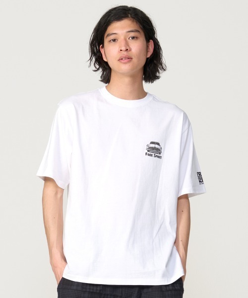 KRIFF MAYER（クリフメイヤー）の「【綿100％】FREE SPIRIT半袖Tシャツ(車)（Tシャツ/カットソー・メンズ・ベージュ/オフホワイト/チャコール/パープル・X-LARGE/LARGE/MEDIUM）」の5枚目の写真