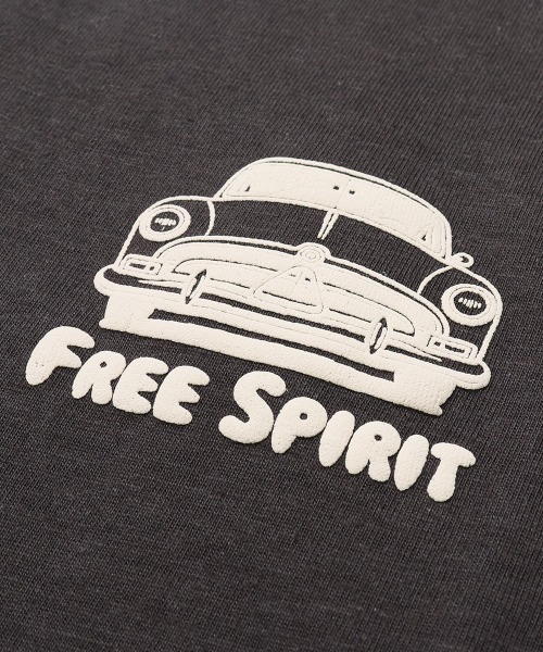 KRIFF MAYER（クリフメイヤー）の「【綿100％】FREE SPIRIT半袖Tシャツ(車)（Tシャツ/カットソー・メンズ・ベージュ/オフホワイト/チャコール/パープル・X-LARGE/LARGE/MEDIUM）」の16枚目の写真