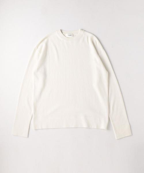 UNITED ARROWS(ユナイテッドアローズ)の「UAS コットン カシミヤ クルーネック ニット ◆(ニット/セーター・メンズ・ケリー/ホワイト/ネイビー/ターコイズブルー・LARGE/MEDIUM/SMALL/X-LARGE)」の2枚目の写真