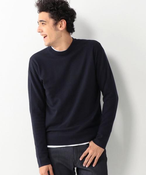 UNITED ARROWS(ユナイテッドアローズ)の「UAS コットン カシミヤ クルーネック ニット ◆(ニット/セーター・メンズ・ケリー/ホワイト/ネイビー/ターコイズブルー・LARGE/MEDIUM/SMALL/X-LARGE)」の11枚目の写真