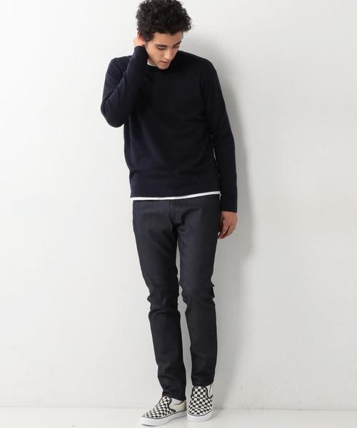 UNITED ARROWS(ユナイテッドアローズ)の「UAS コットン カシミヤ クルーネック ニット ◆(ニット/セーター・メンズ・ケリー/ホワイト/ネイビー/ターコイズブルー・LARGE/MEDIUM/SMALL/X-LARGE)」の12枚目の写真