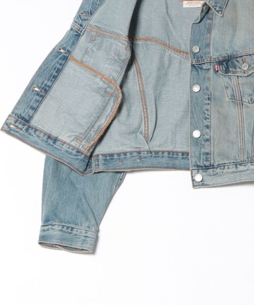 ＪＵＧＬＡＮＳ（ユグランス）の「【Levi's】SHRUNKEN 90S TRUCKER（デニムジャケット・レディース・ライトインディゴブルー・S）」の3枚目の写真