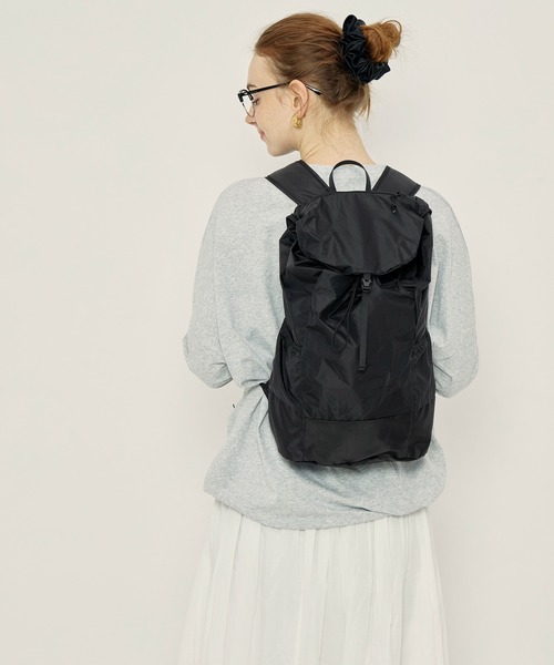 coca（coca）（コカ）の「軽量リップストップポケッタブルバックパック（バックパック/リュック・レディース・ライトグレー/オレンジ/カーキ/ブラック・ONE SIZE）」の22枚目の写真