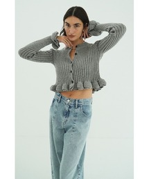 CLANE（クラネ）の「CLANE W FACE SHORT FRILLED KNIT TOPS 10106-2053（ニット/セーター）」