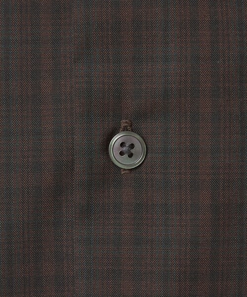 green label relaxing（グリーンレーベルリラクシング）の「ウォッシャブルトロ パターン ジャスト ルーズ 半袖 シャツ -ウォッシャブル・ストレッチ-（シャツ/ブラウス・メンズ・ナチュラル/ネイビー/ダークブラウン・XL/L/M/S）」の8枚目の写真