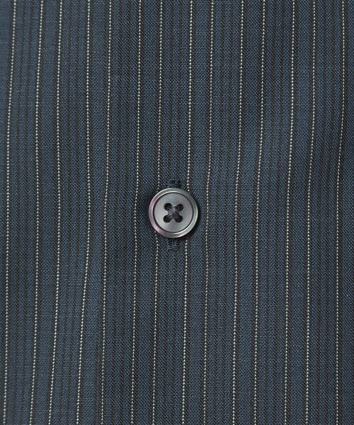 green label relaxing(グリーンレーベルリラクシング)の「ウォッシャブルトロ パターン ジャスト ルーズ 半袖 シャツ -ウォッシャブル・ストレッチ-(シャツ/ブラウス・メンズ・ナチュラル/ネイビー/ダークブラウン・XL/L/M/S)」の9枚目の写真