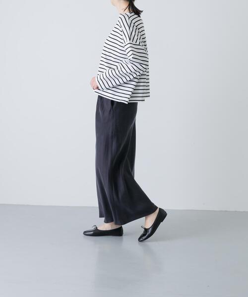 かぐれ（カグレ）の「『2サイズ展開』キュプラバイアススカート（スカート・レディース・ブラック/ネイビー・0/1）」の3枚目の写真