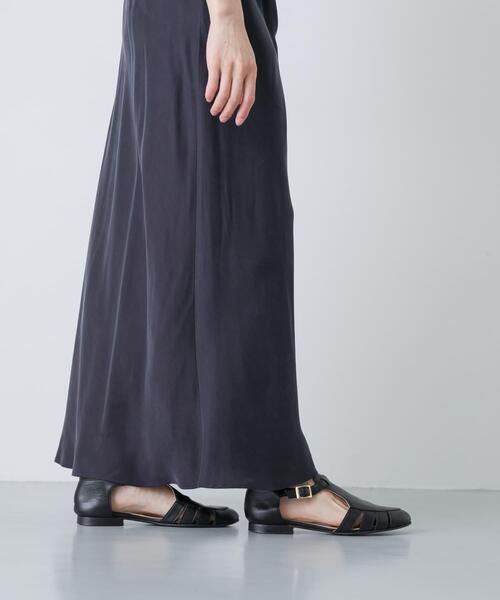 かぐれ（カグレ）の「『2サイズ展開』キュプラバイアススカート（スカート・レディース・ブラック/ネイビー・0/1）」の18枚目の写真