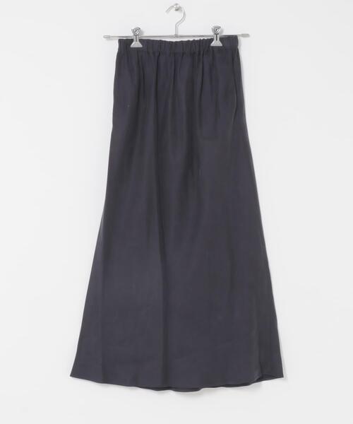 かぐれ（カグレ）の「『2サイズ展開』キュプラバイアススカート（スカート・レディース・ブラック/ネイビー・0/1）」の19枚目の写真