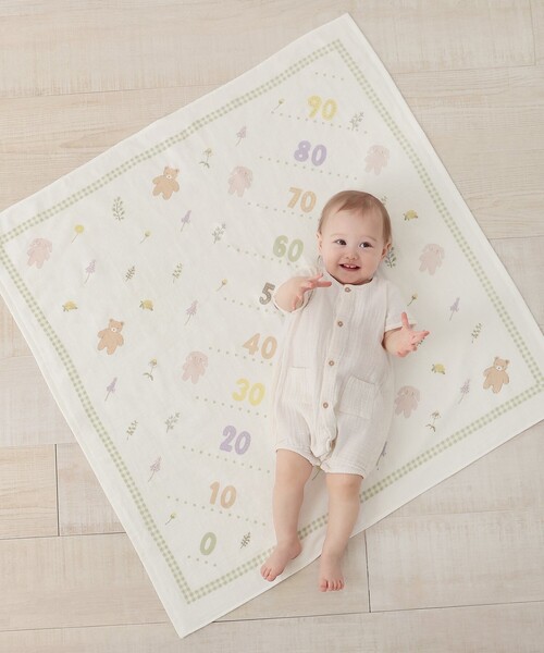 Afternoon Tea(アフタヌーンティー)の「身長計タオル/レ プルミエ ザミ(その他ベビー用品・キッズ・ホワイト・ONE SIZE)」の2枚目の写真