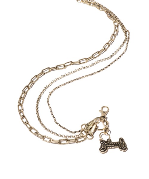 glamb（グラム）の「2WAY Stack Chain / 2ウェイスタックチェーン（ウォレットチェーン・メンズ・シルバー/ゴールド・FREE）」の4枚目の写真