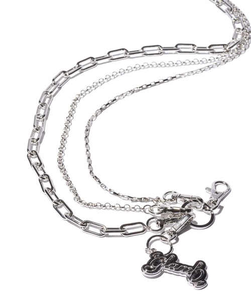 glamb（グラム）の「2WAY Stack Chain / 2ウェイスタックチェーン（ウォレットチェーン・メンズ・シルバー/ゴールド・FREE）」の3枚目の写真