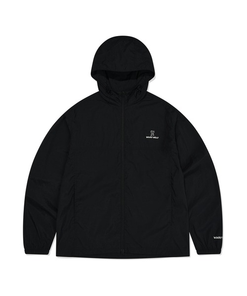 Wacky WiLLy(ワッキーウィリー)の「KIKY PACKABLE HOODED JUMPER(ブルゾン・メンズ・ブラック/イエロー・LARGE/MEDIUM/SMALL)」の1枚目の写真