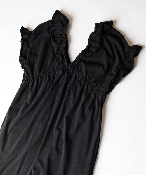 HOLIDAY（ホリデイ）の「SUPER FINE ALL-IN-ONE スーパーファインオールインワン（つなぎ/オールインワン・レディース・ベージュ/ブラック・ONE SIZE）」の4枚目の写真