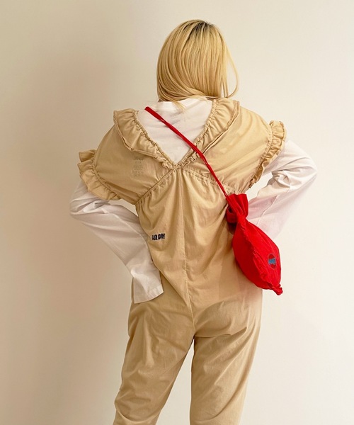 HOLIDAY（ホリデイ）の「SUPER FINE ALL-IN-ONE スーパーファインオールインワン（つなぎ/オールインワン・レディース・ベージュ/ブラック・ONE SIZE）」の11枚目の写真