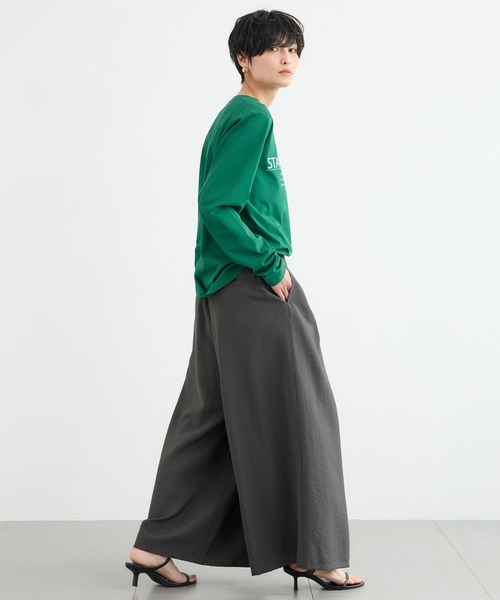 BARNYARDSTORM（バンヤードストーム）の「BARNYARDSTORM / スタンダードプリントT（Tシャツ/カットソー・レディース・チャコールグレー/ホワイト/グリーン・FREE）」の14枚目の写真