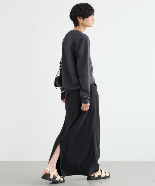 BARNYARDSTORM（バンヤードストーム）の「BARNYARDSTORM / スタンダードプリントT（Tシャツ/カットソー・レディース・チャコールグレー/ホワイト/グリーン・FREE）」の7枚目の写真