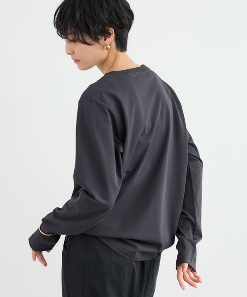 BARNYARDSTORM（バンヤードストーム）の「BARNYARDSTORM / スタンダードプリントT（Tシャツ/カットソー・レディース・チャコールグレー/ホワイト/グリーン・FREE）」の22枚目の写真