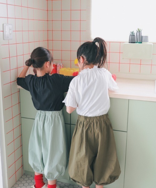 NHT（エヌエイチティー）の「NHT/エヌエイチティー ガウチョパンツ（その他パンツ・キッズ・ミント/カーキ・120cm/130cm/140cm/150cm/160cm/110cm）」の20枚目の写真