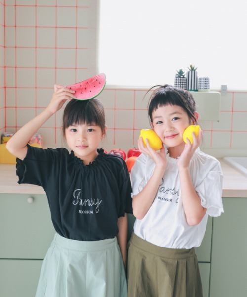 NHT（エヌエイチティー）の「NHT/エヌエイチティー ガウチョパンツ（その他パンツ・キッズ・ミント/カーキ・120cm/130cm/140cm/150cm/160cm/110cm）」の21枚目の写真