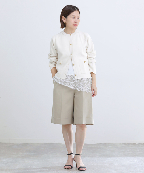 IENA（イエナ）の「《追加》ミラノリブカーディガン（カーディガン/ボレロ・レディース・ネイビー/オートミール・FREE）」の10枚目の写真