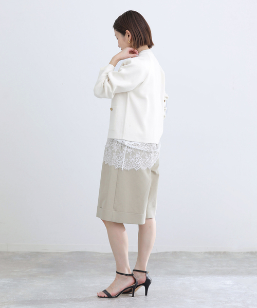 IENA（イエナ）の「《追加》ミラノリブカーディガン（カーディガン/ボレロ・レディース・ネイビー/オートミール・FREE）」の11枚目の写真