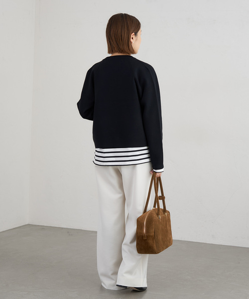 IENA（イエナ）の「《追加》ミラノリブカーディガン（カーディガン/ボレロ・レディース・ネイビー/オートミール・FREE）」の19枚目の写真