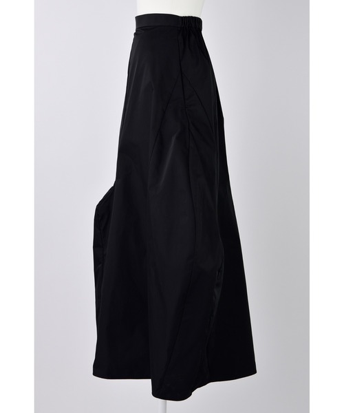 ENFOLD（エンフォルド）の「THREE-DIMENSIONS SKIRT（スカート・レディース・ブラック/ライム・38/36）」の14枚目の写真