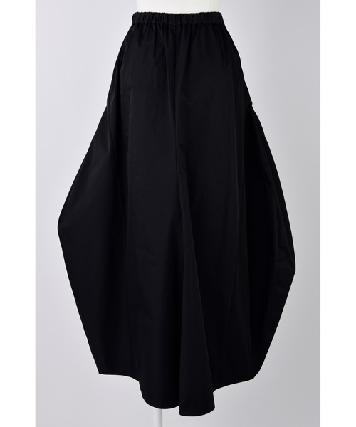ENFOLD（エンフォルド）の「THREE-DIMENSIONS SKIRT（スカート・レディース・ブラック/ライム・38/36）」の13枚目の写真