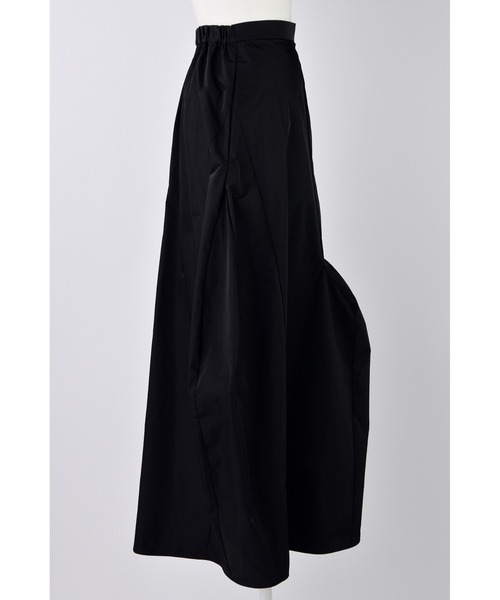 ENFOLD（エンフォルド）の「THREE-DIMENSIONS SKIRT（スカート・レディース・ブラック/ライム・38/36）」の12枚目の写真