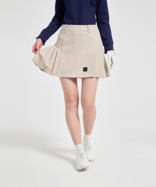 E.PARCA(イパルカ)の「モードルック Aラインサイドプリーツスカート(スカート・レディース・その他・MEDIUM/SMALL/LARGE)」の1枚目の写真
