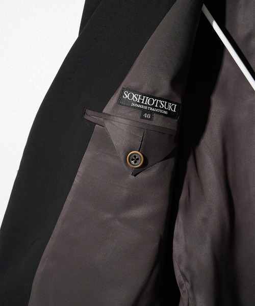 SOSHIOTSUKI/ソウシオオツキ】DRAPE FACING JACKET（テーラード